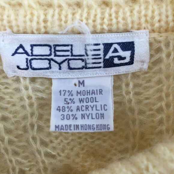 Vintage Adele Joyce Women's Front Buttons Cardigan Sweater Long Sleeves Granny - Picture 2 of 9